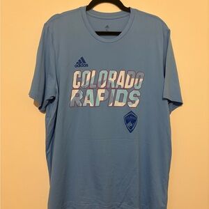 Adidas Men's Light Blue Colorado Rapids Tee